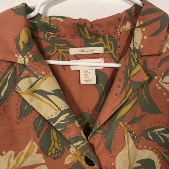 Cynthia Rowley 100% Lyocel Tropical Cabana Shirt Top. Women’s sz Small - Picture 5 of 14